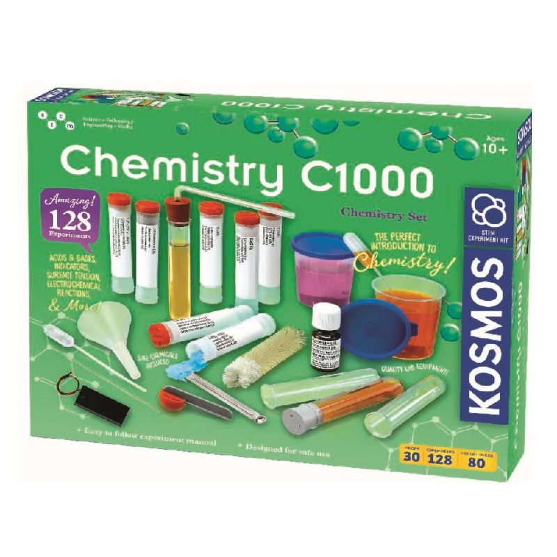 Natural Wood Early Learning Educational Toys for Toddlers' Cognitive DevelopmentThames & Kosmos C1000 Chemistry Set