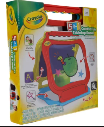 Hand - Painted Wooden Educational Toys in a Historical and Cultural ThemeCreative Fun 5-in-1 Tabletop Easel