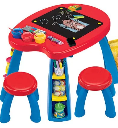 Hand - Made Wooden Educational Toys with a Space - Exploration SimulationCREATIVITY PLAY STATION (2 stool)