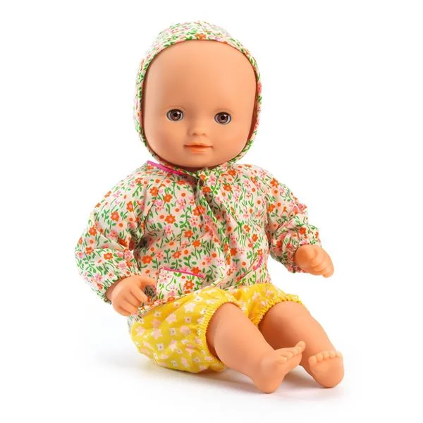 Dolls for Art Enthusiasts with a Painting Set and Art - Inspired AccessoriesDjeco Pomea petit pan Flora doll