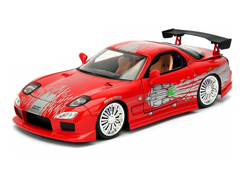 RC Monster Truck with Large - Scale Tires and a High - Torque Motor for Extreme ManeuversDom's 1993 Mazda RX-7 (Fast and Furious Movie) Diecast 1:24 Scale Model - Jada 98338