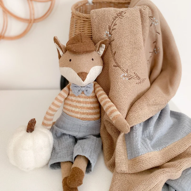 Dolls with a Braille - Embossed Nameplate and Sensory - Friendly AccessoriesFelix Fox Doll