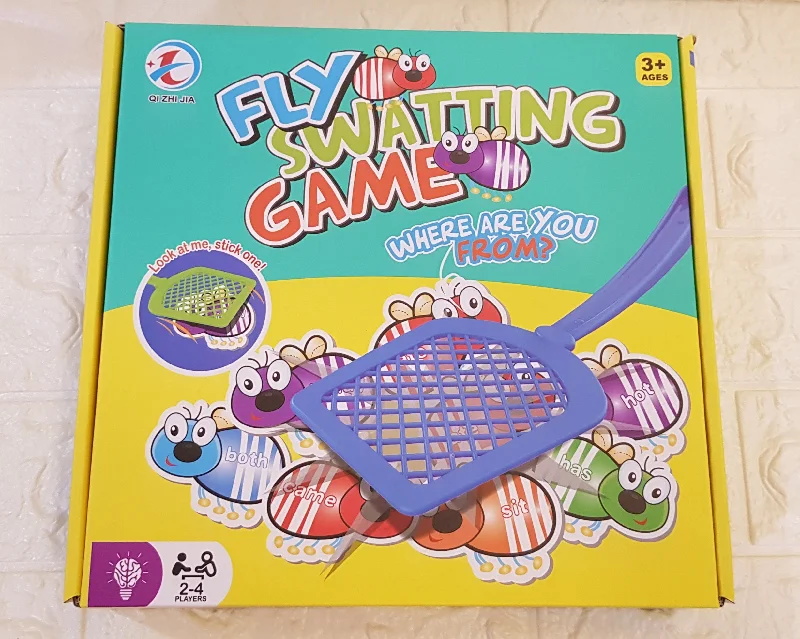 Eco - Friendly Wooden Educational Toys with a Gardening and Plant - Growing KitFly Swatting Game  - Sight Words - Fun way of learning sight words