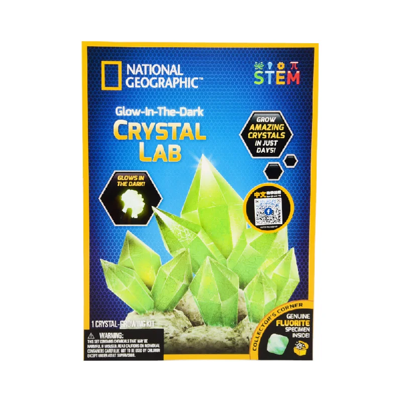 Solid Wood Educational Toys with a Math - Problem - Solving ChallengeGIDCRYST NG GLOWING CRYSTAL GROWING LAB