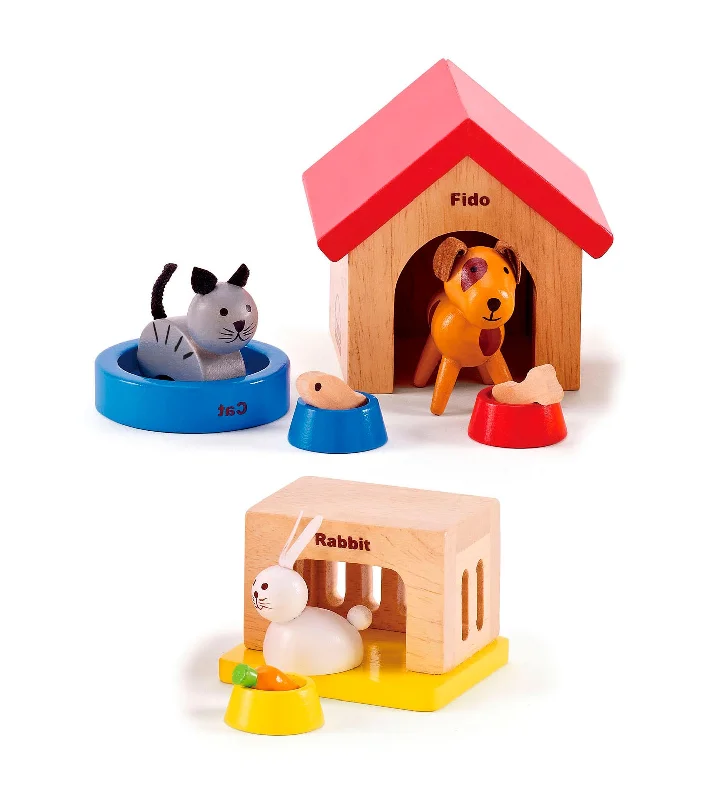 High - Grade Solid Wood Educational Toys for Improving Hand - Eye CoordinationFamily Pets