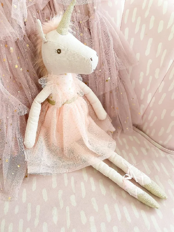 Dolls with a Braille - Embossed Nameplate and Sensory - Friendly AccessoriesJolie Unicorn Ballerina Doll