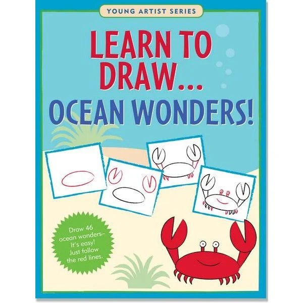 High - Grade Solid Wood Educational Toys for Improving Hand - Eye CoordinationLearn To Draw Ocean Wonders