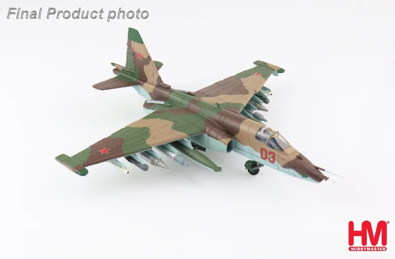 Natural Finish Solid Wood Musical Instrument Models Toys for Music Lovers1/72 Su25K Frogfoot Red 03 flown by Lt. Col. Alexander Rutskoy 4th August 1988