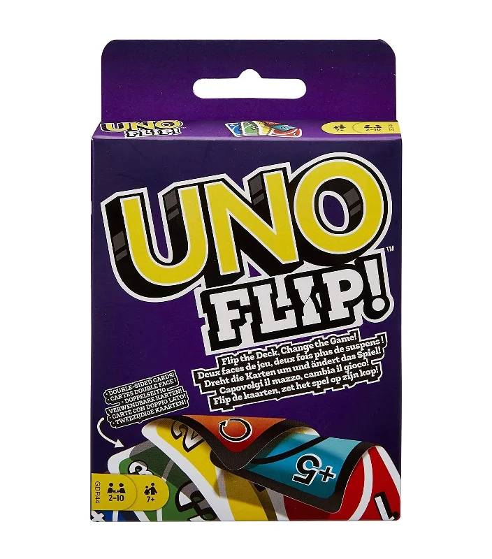 Natural Wood Educational Toys with a Magnetic Puzzle Design for Brain TrainingUNO™ FLIP!™