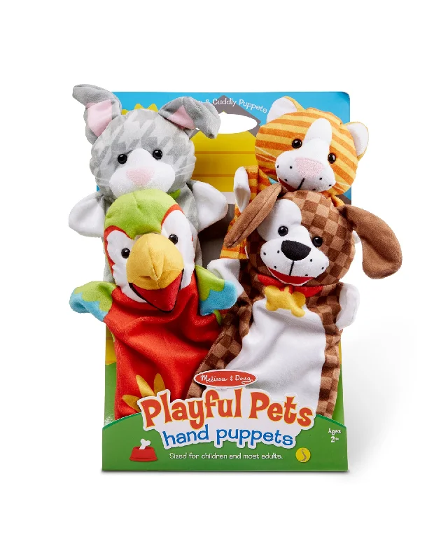 Dolls with a Solar - Powered Feature and Outdoor - Adventure AccessoriesMelissa and Doug Hand Puppets Playful Pets