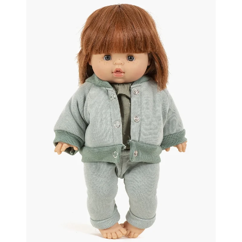 Dolls with Built - in LED Lights and Glow - in - the - Dark AccessoriesMinikane gordis bomber jacket in green tea