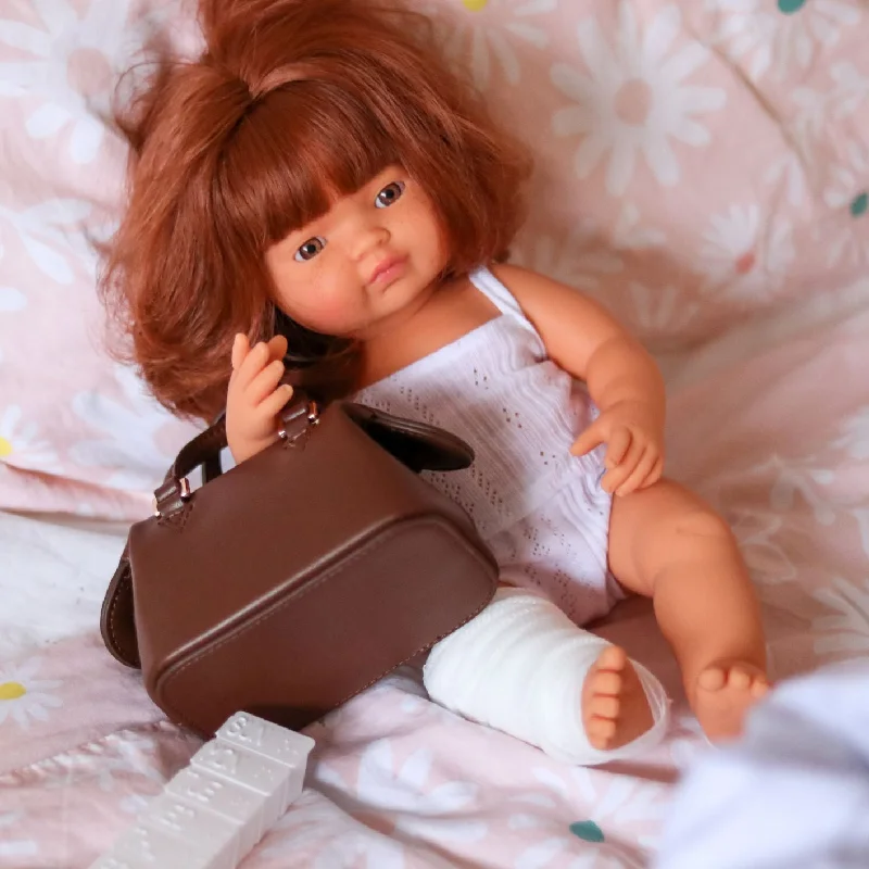 Dolls with a Scented Body and Aromatherapy - Inspired AccessoriesMini Montessori Medic Bags | Classic Brown