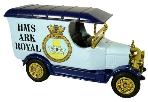 Die - Cast Model of a London Double - Decker Bus with Detailed Interior and ExteriorOxford Diecast Ark Royal