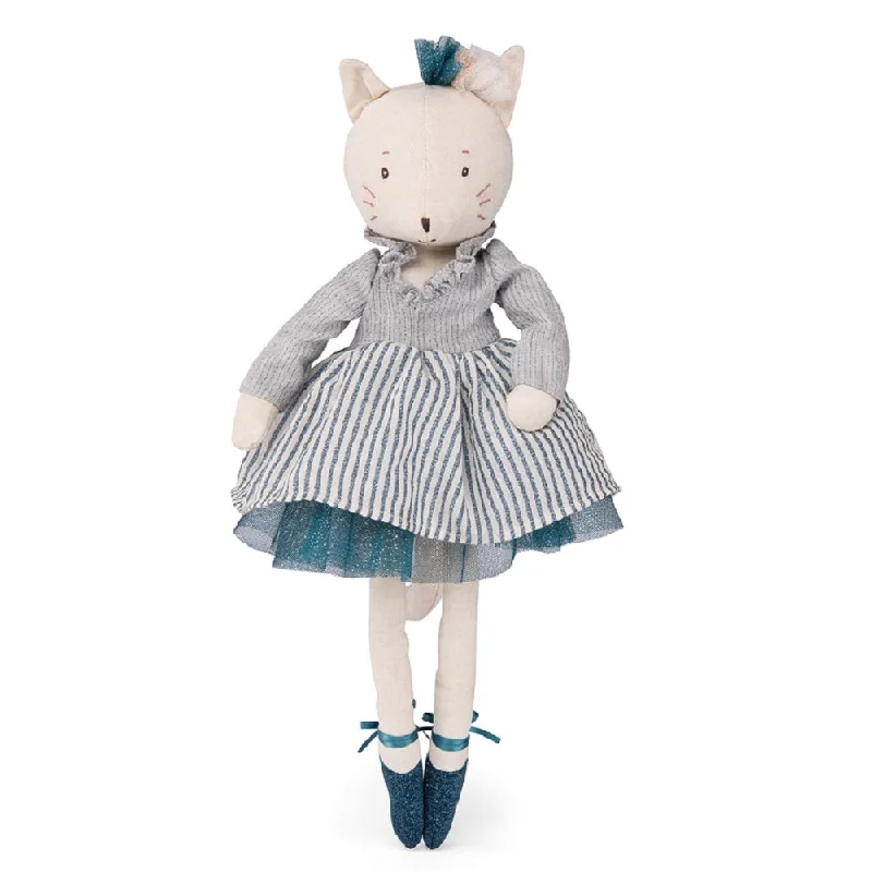 Dolls with a Solar - Powered Feature and Outdoor - Adventure AccessoriesMoulin Roty ecole de danse Celestine cat doll