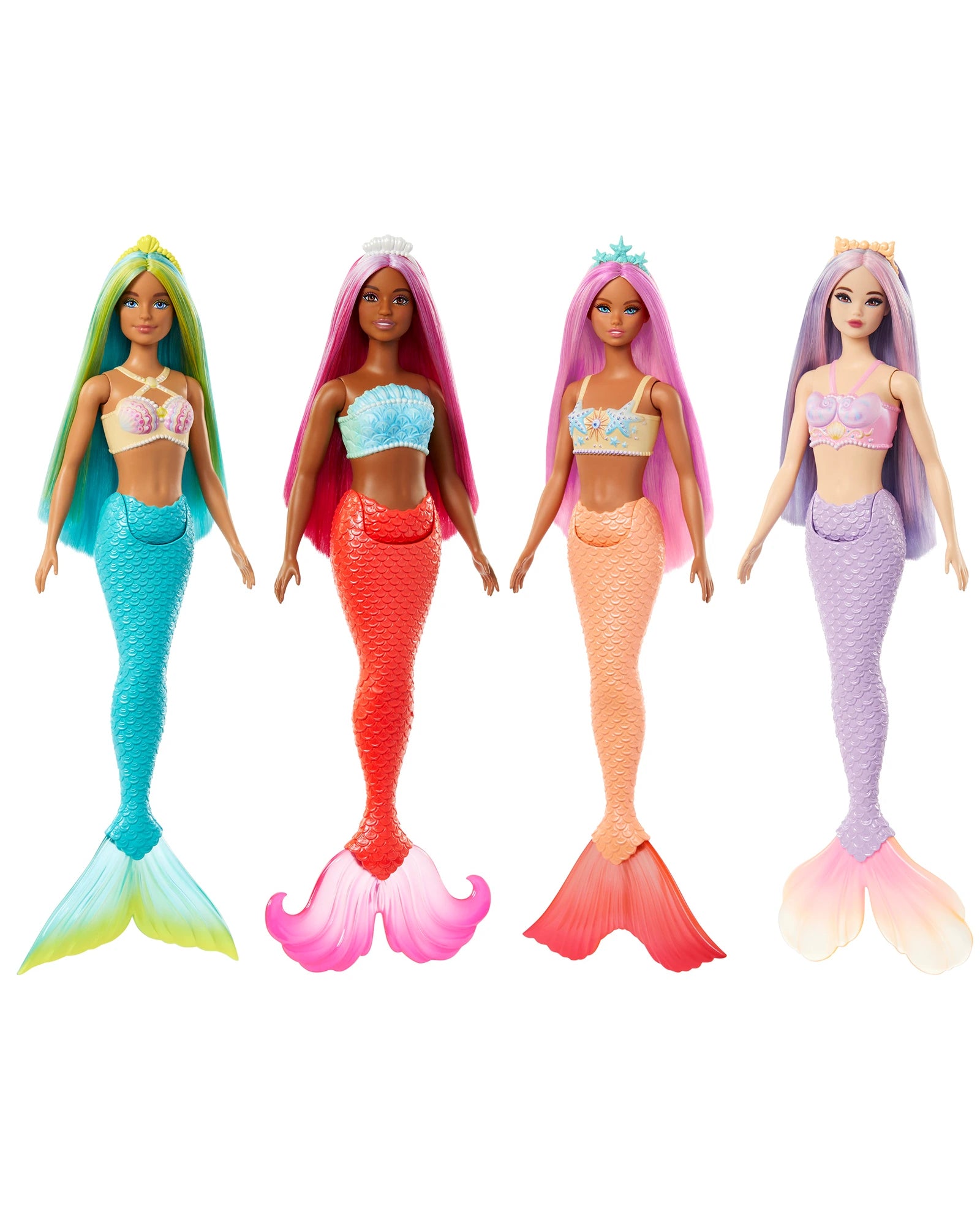 Dolls with Built - in LED Lights and Glow - in - the - Dark AccessoriesBarbie New Core Mermaids - Assorted