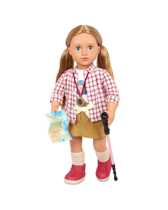 Dolls with a Solar - Powered Feature and Outdoor - Adventure AccessoriesOur Generation Deluxe Camper Doll W Book Shannon