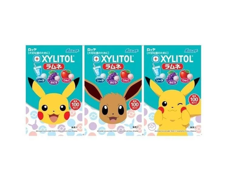 Pokemon Xylitol Triple Ramune Candy