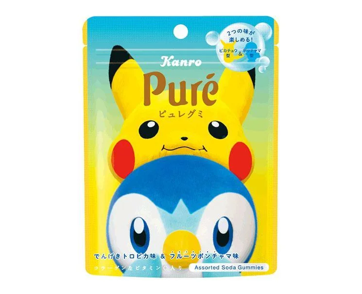 Pure Pikachu & Piplup Soda Gummies