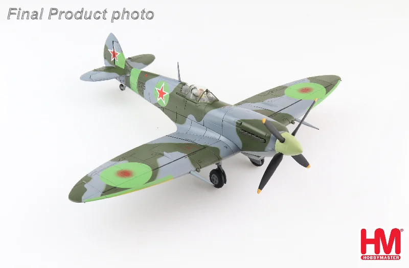 Hand - Sanded Solid Wood Fantasy Creature Models Toys for Imaginative PlaySpitfire Mk.IX Russian Spitfire PT879 England 2020