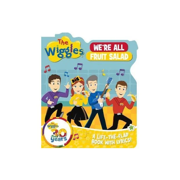 Natural Finish Wooden Educational Toys with a Music - Making Function for 3 - 5 Year OldsThe Wiggles We're All Fruit Salad