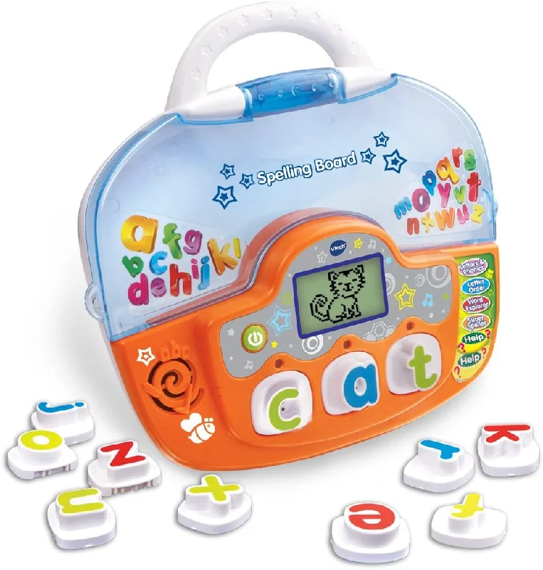 Natural Wood Educational Toys with a Magnetic Puzzle Design for Brain TrainingTOTE'N SPELL BOARD