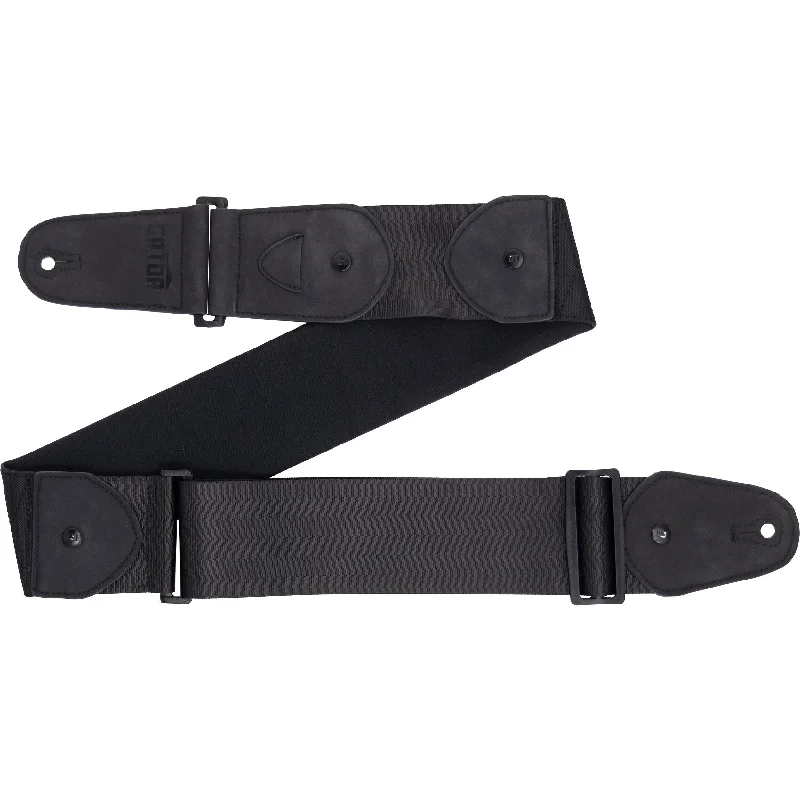 Portable Solid Wood Recorders for School Music ClassesGator ICON Guitar Strap Long Version (Black, 48-60")