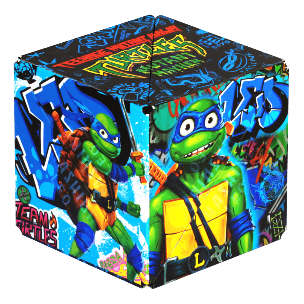 Hand - Carved Wooden Puzzles of Mythical Creatures for Fantasy FansShashibo Shape Shifting Box - TMNT: Leonardo (Series 2)