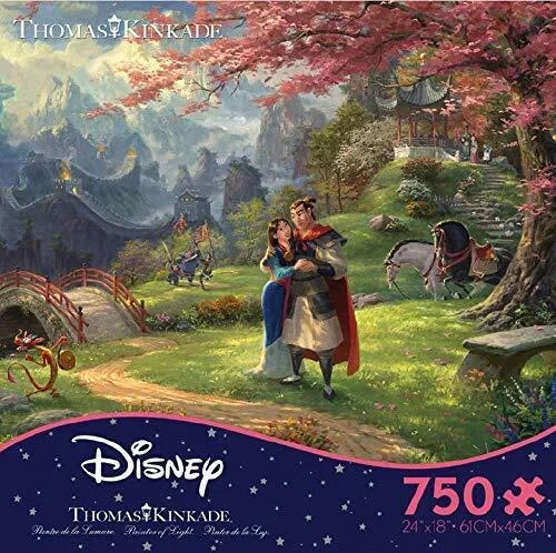 Glow - in - the - Dark Wooden Puzzles of Starry Sky for Nighttime AmusementThomas Kinkade Disney Dreams <br> 750 Piece Puzzle <br> Mulan