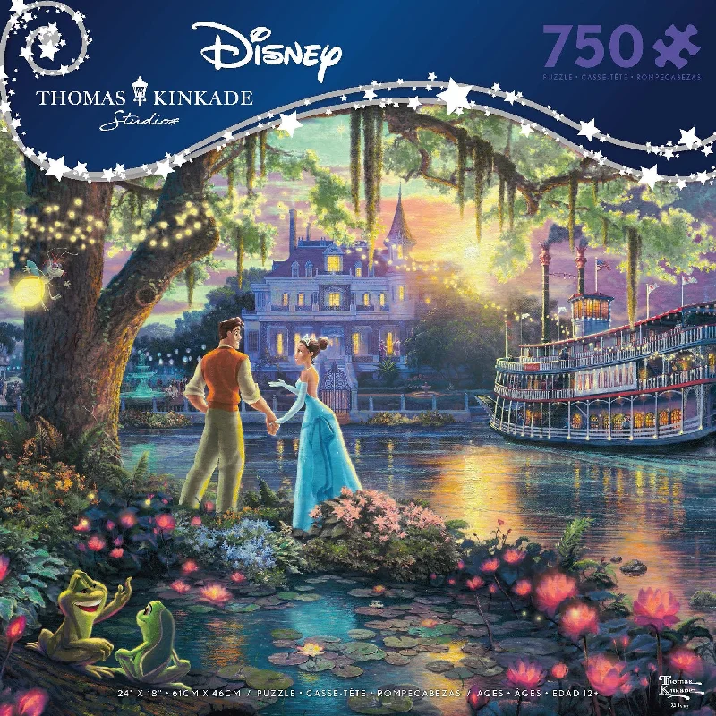 Small - Scale 50 - Piece Wooden Puzzles of Cartoon Characters for Toddlers' Early LearningThomas Kinkade Disney Dreams <br>750 Piece Puzzle <br> The Princess and the Frog