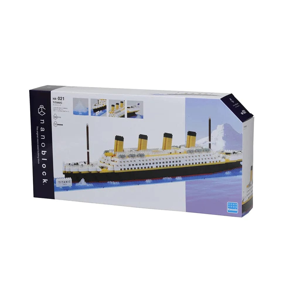 Puzzle - Mat Included Wooden Puzzles with a Botanical Garden Theme for Comfortable AssemblyClearance Titanic Nanoblock